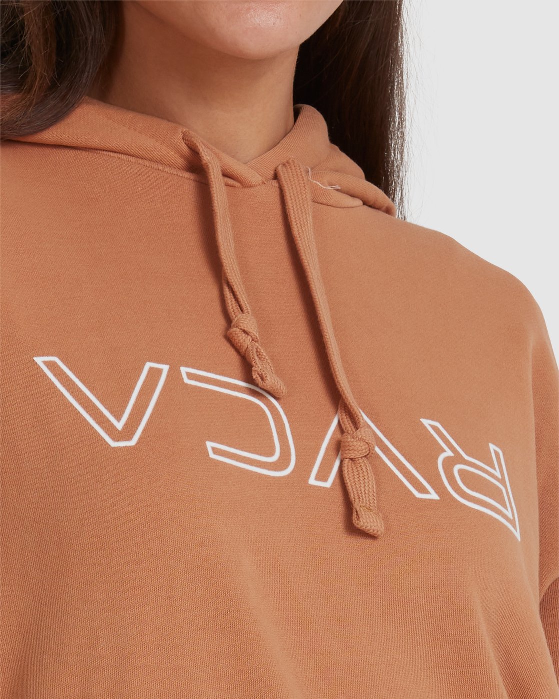 RVCA RVCA FLIPPED PIGMENT HOODIE Camel