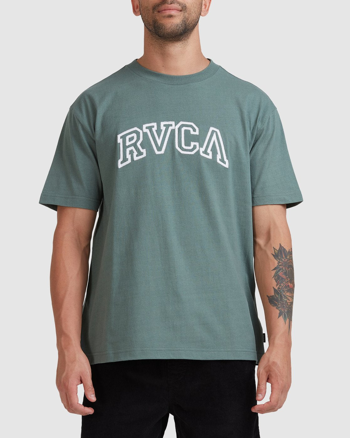 RVCA Rvca Teamster Short Sleeve Tee Balsam green