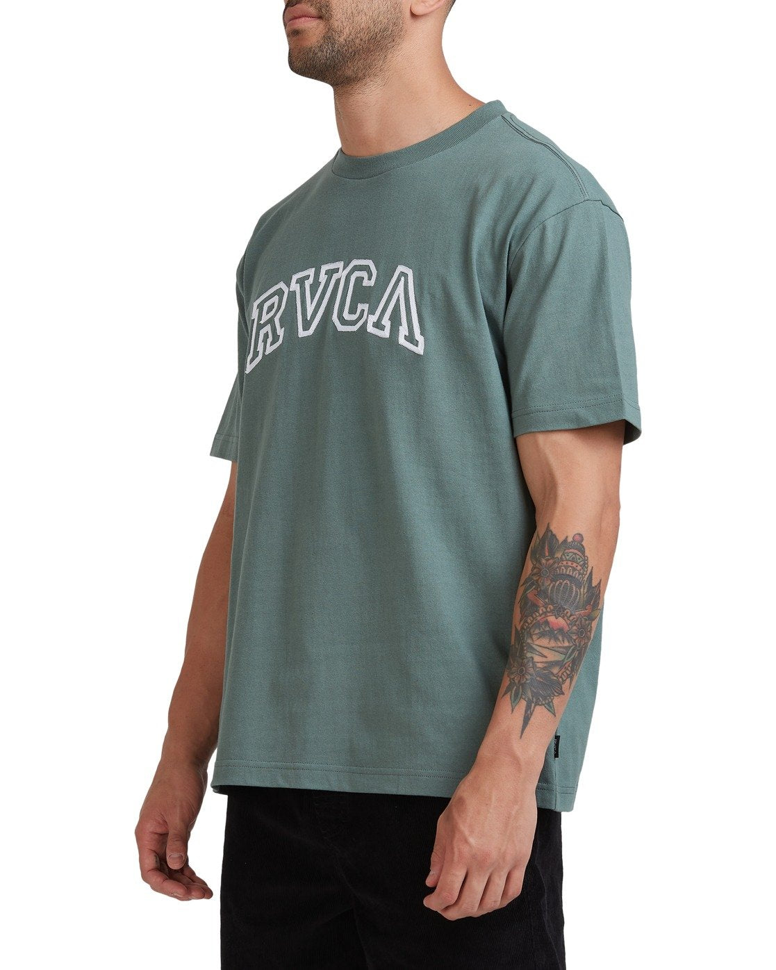 RVCA Rvca Teamster Short Sleeve Tee Balsam green