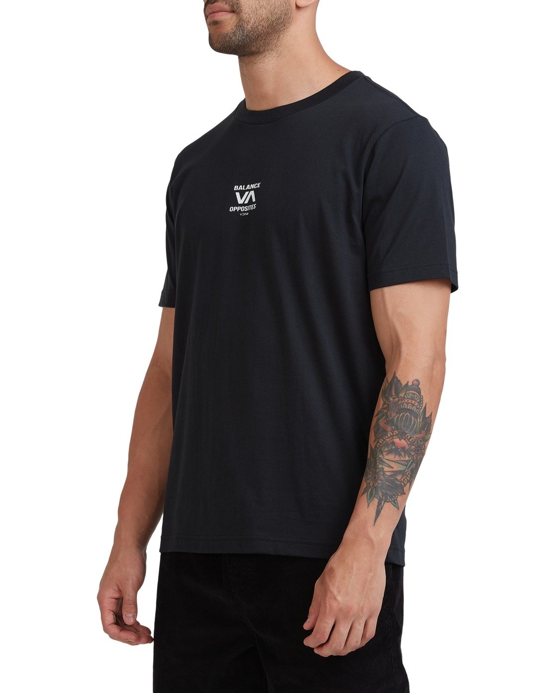 RVCA Rvca Trainer Short Sleeve Tee Black
