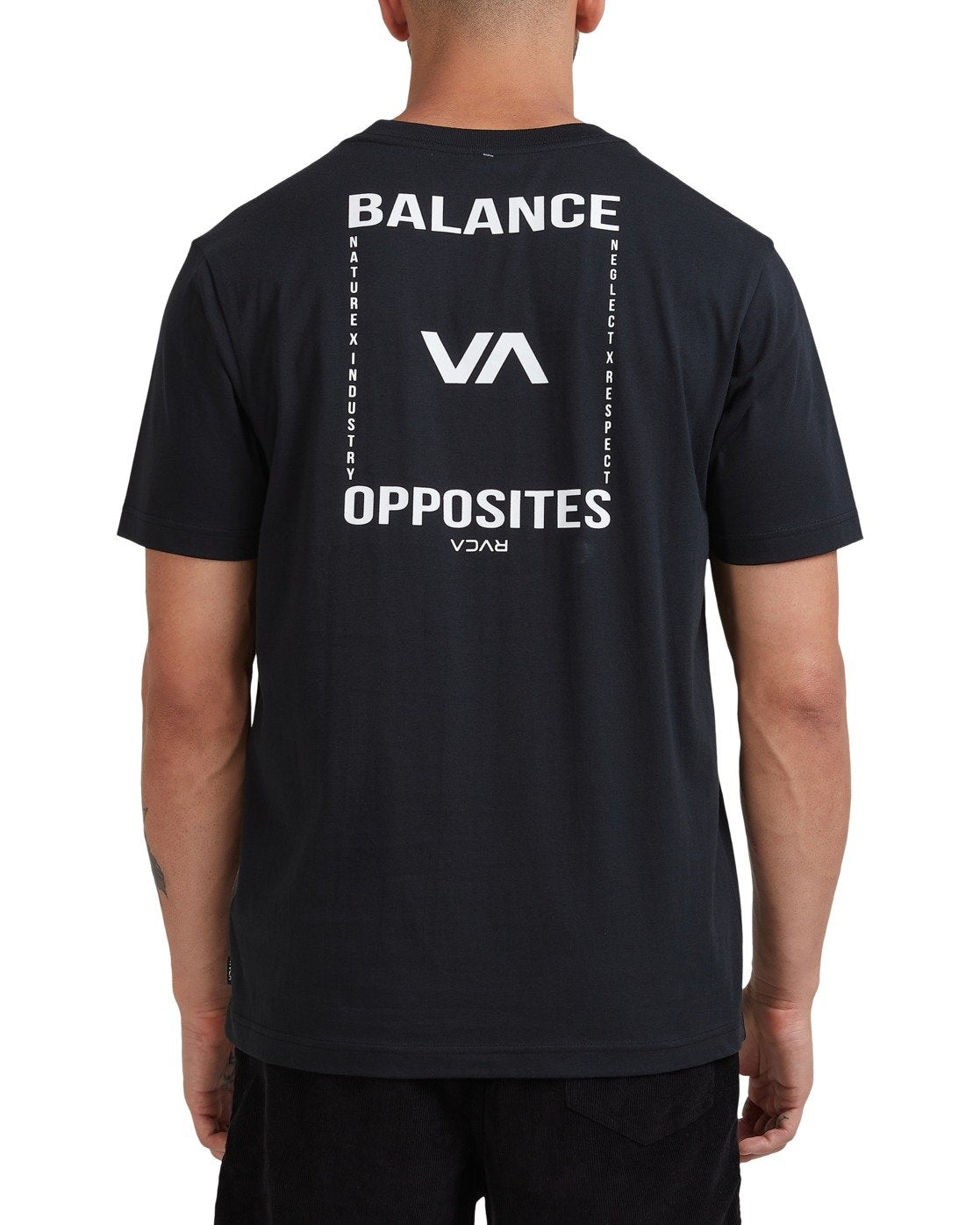 RVCA Rvca Trainer Short Sleeve Tee Black