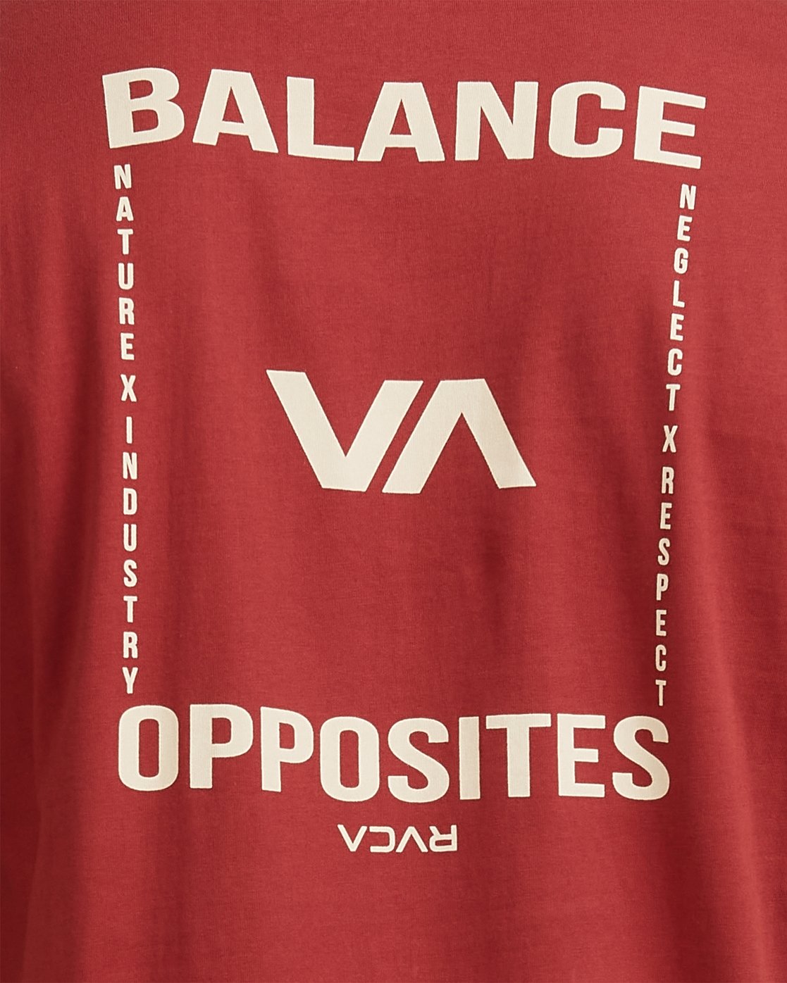 RVCA Rvca Trainer Short Sleeve Tee Rosewood