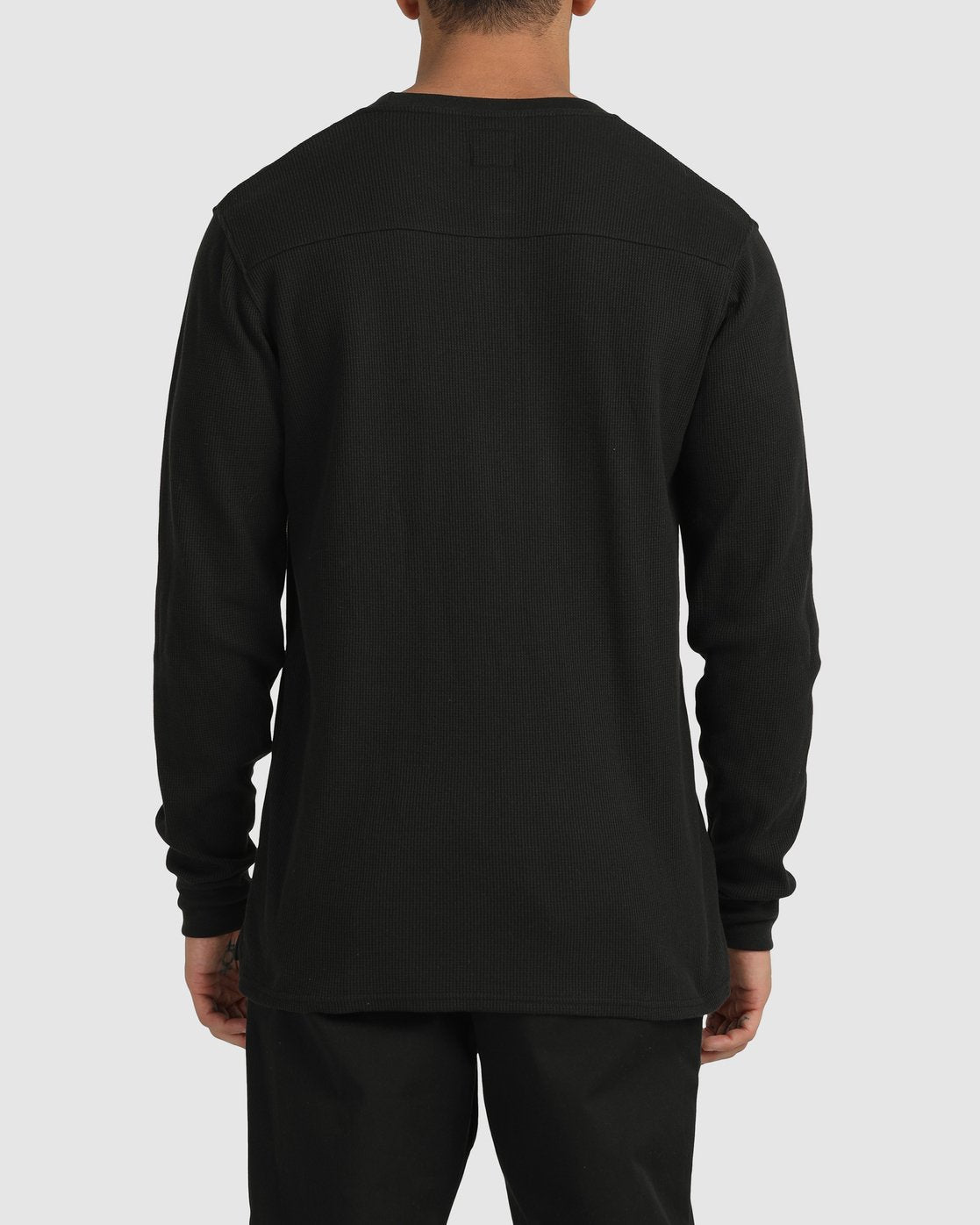 RVCA Rvca Warp Waffle Long Sleeve BLACK