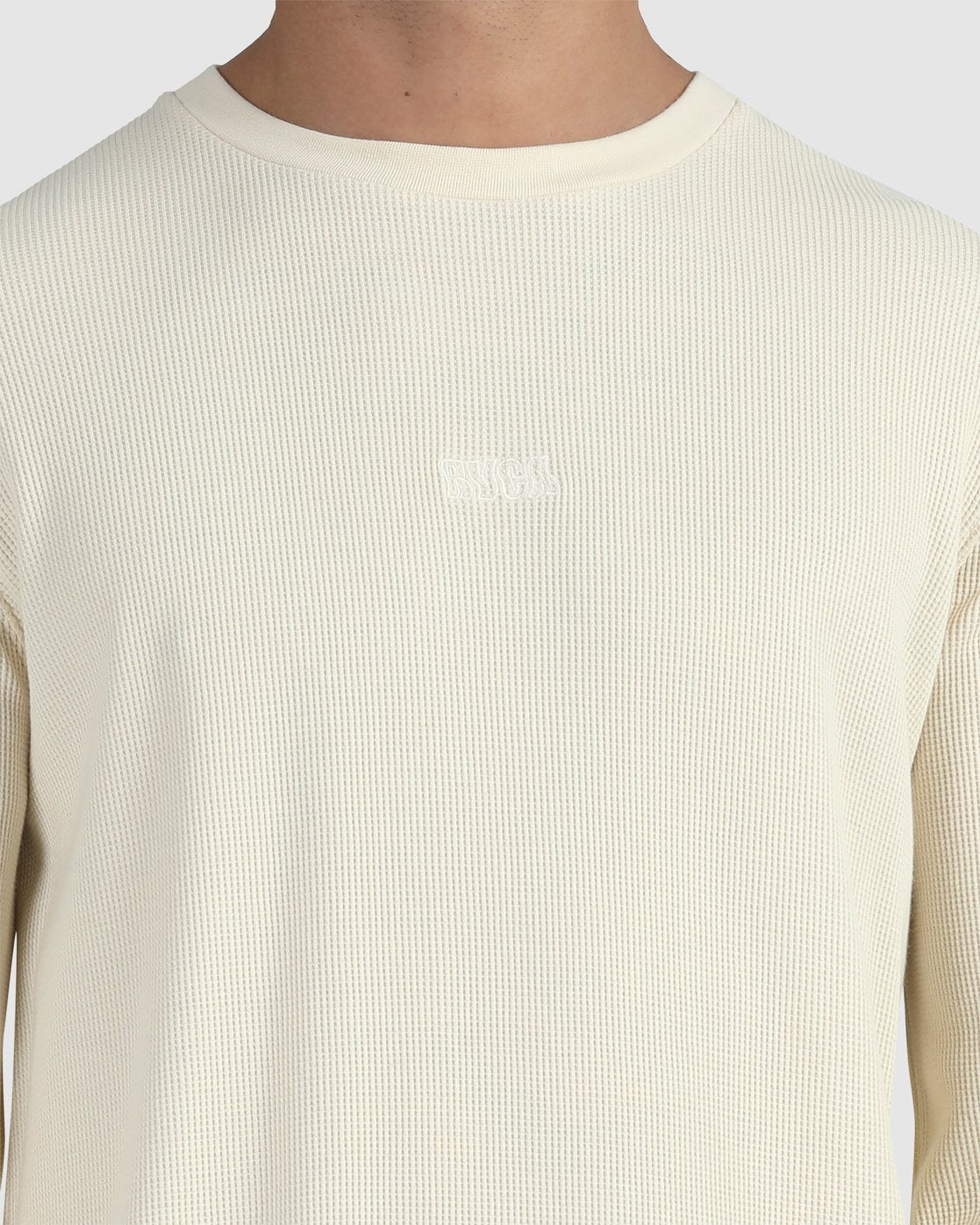 RVCA Rvca Warp Waffle Long Sleeve BLEACHED