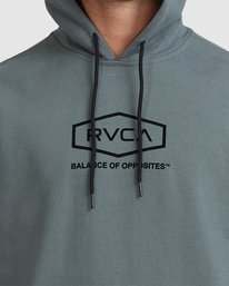 Rvca Rvca Worker Hoodie Balsam green