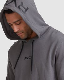 Rvca Shi Boo Ya Pullover Smoke