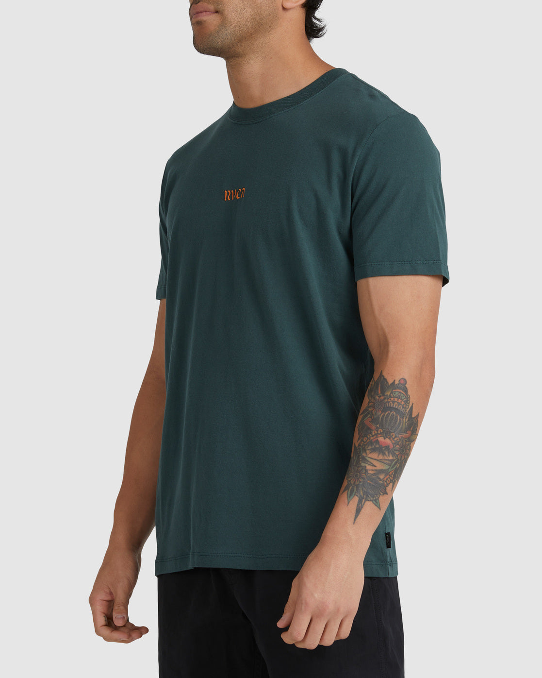 RVCA STRANGE BREW SS TEE HUNTER GREEN