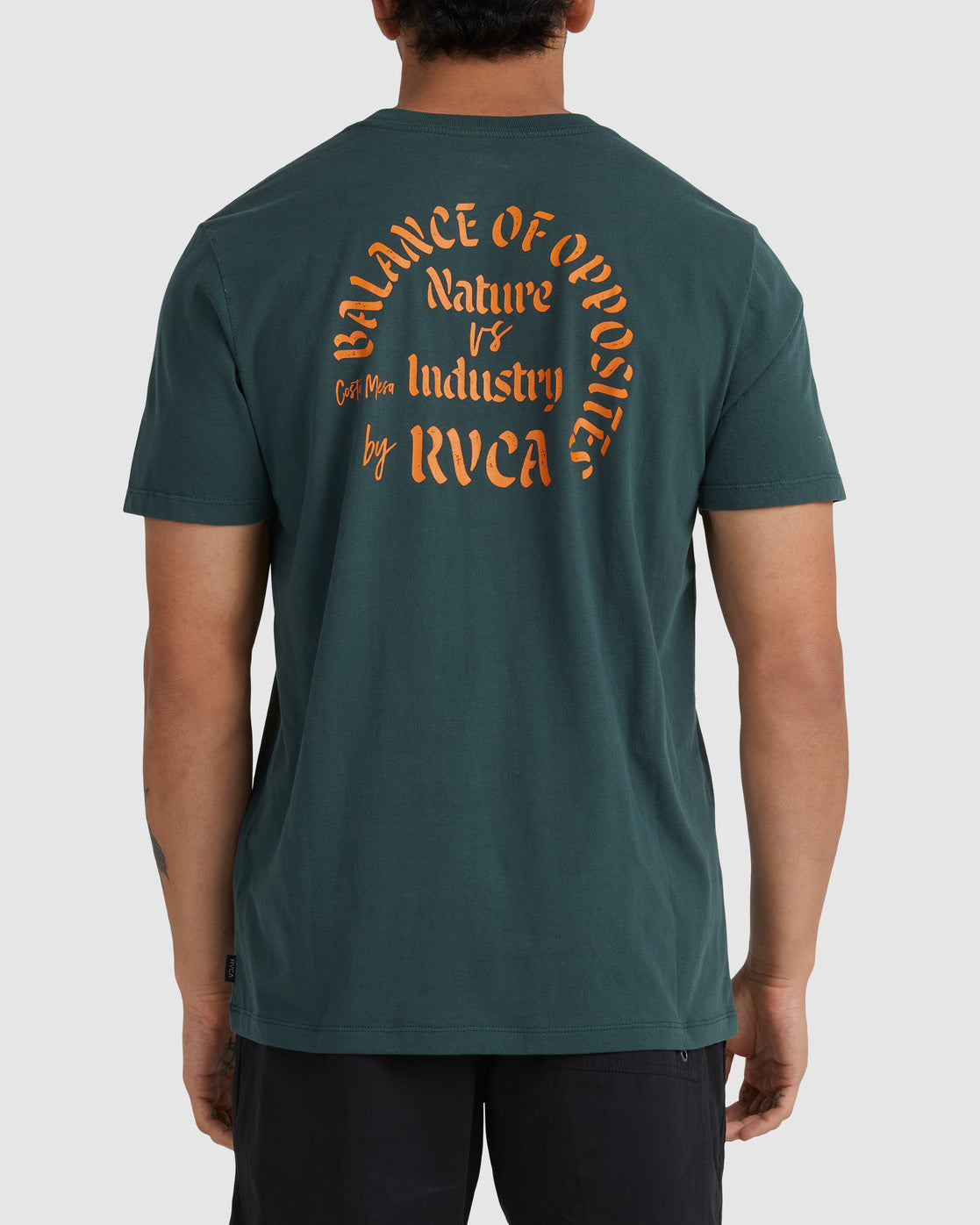 RVCA STRANGE BREW SS TEE HUNTER GREEN