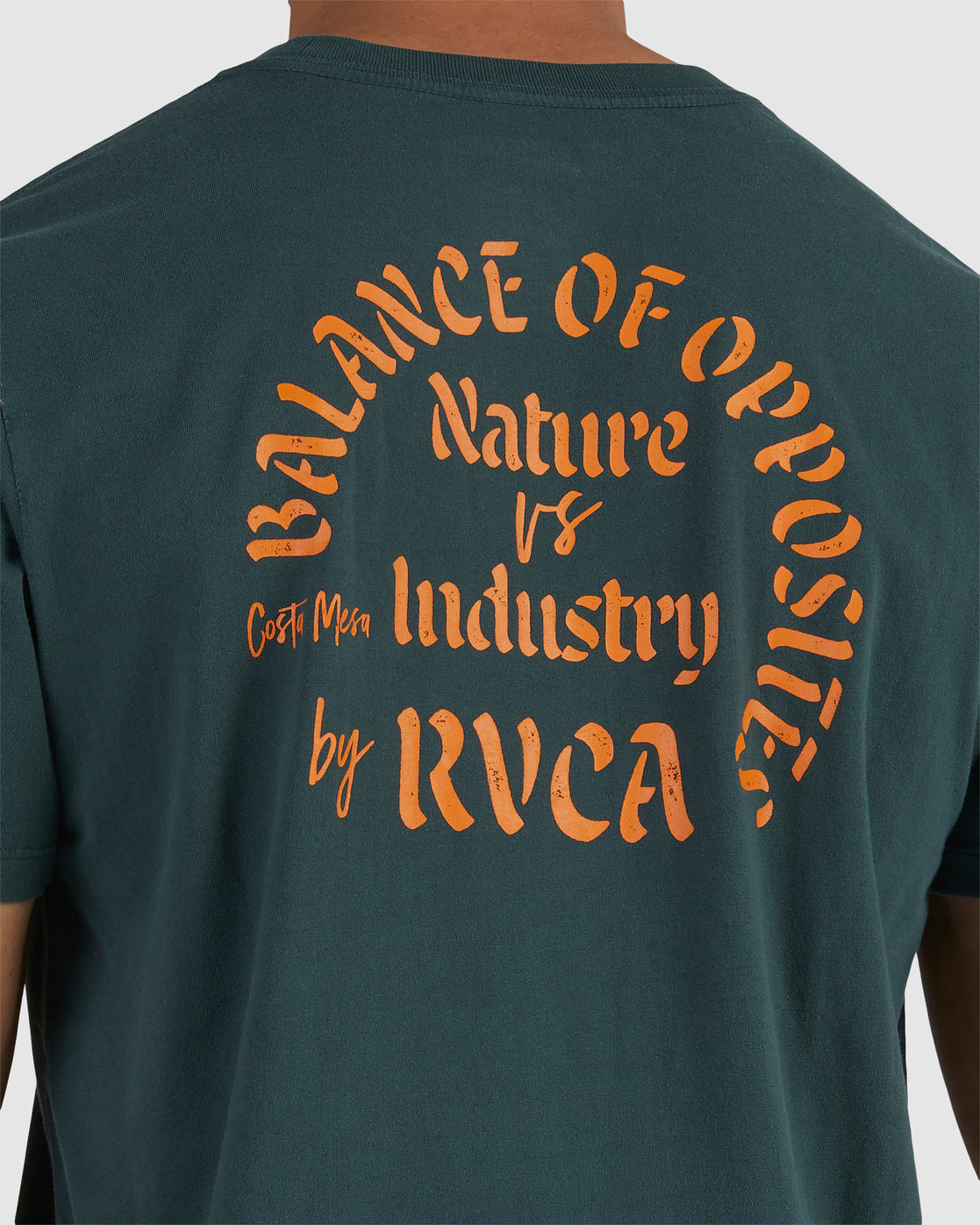 RVCA STRANGE BREW SS TEE HUNTER GREEN
