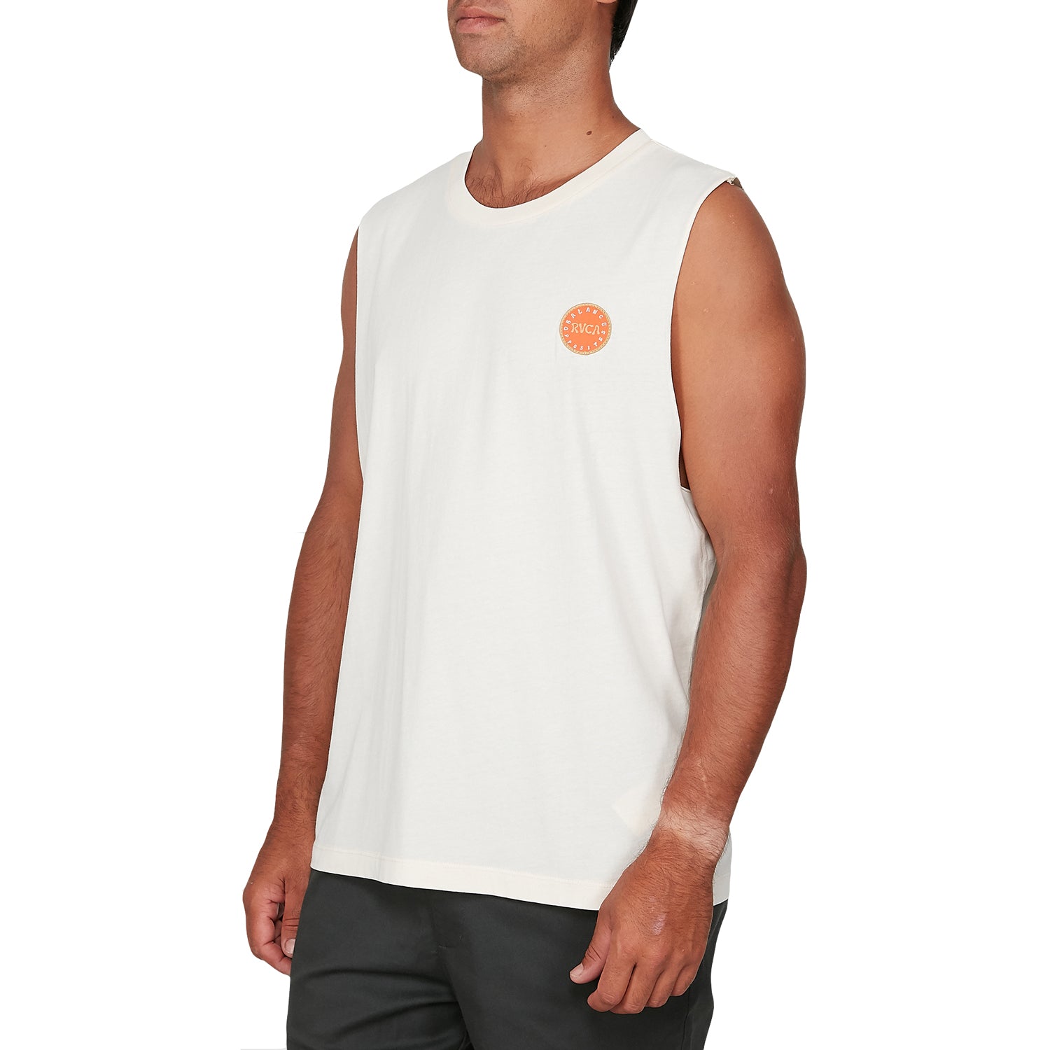 RVCA Sun Of RVCA Muscle Tee Bleached