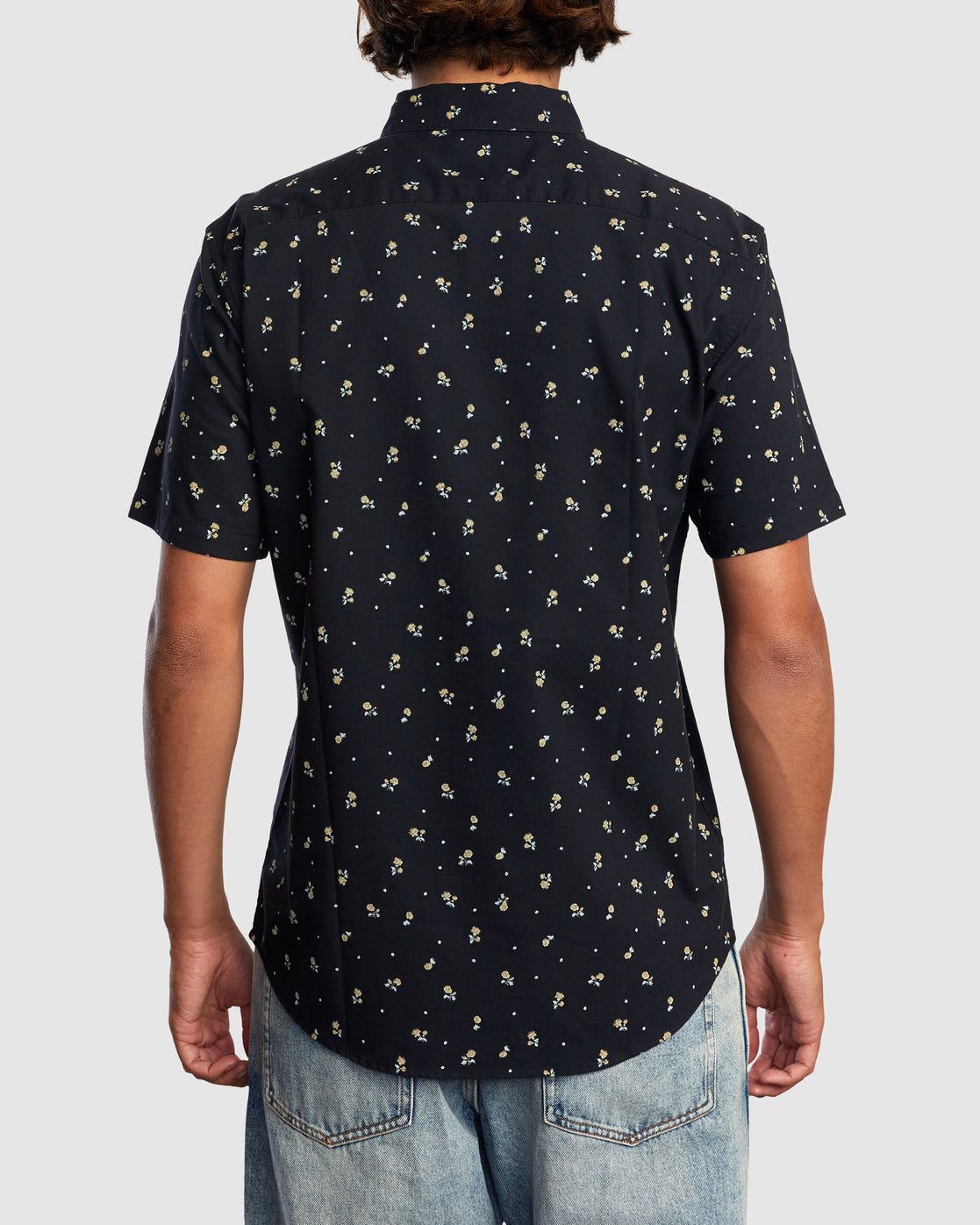 RVCA That'll Do Slim Fit Short Sleeve Shirt RVCA BLACK