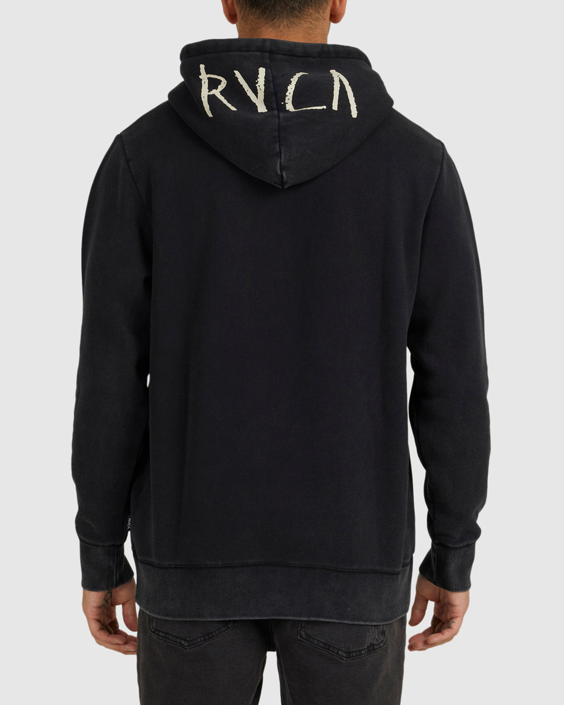 RVCA TRIPLE DECKER HOODIE BLACK