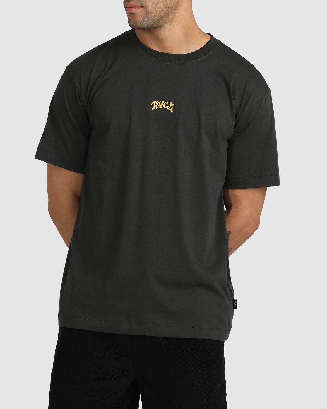 RVCA Tropicali  Short Sleeve Tee PIRATE BLACK