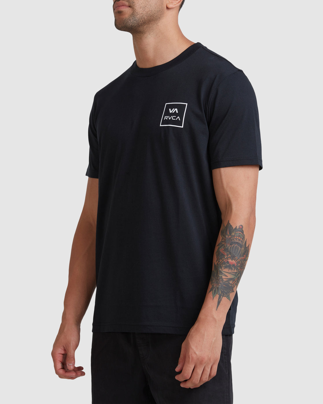 RVCA VA All The Way Organic Tee BLACK