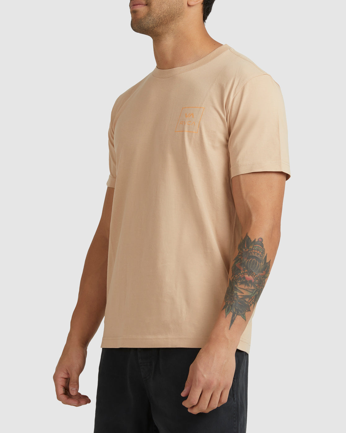 RVCA VA All The Way Organic Tee BURLAP