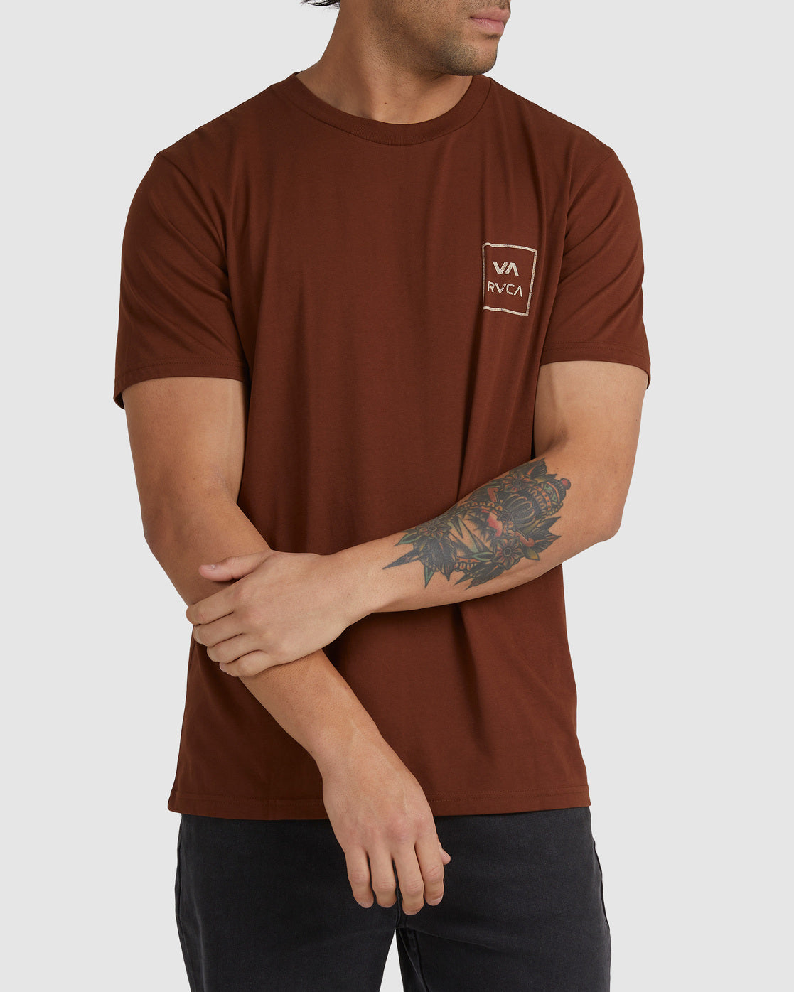 RVCA VA All The Way Organic Tee CAPPUCCINO