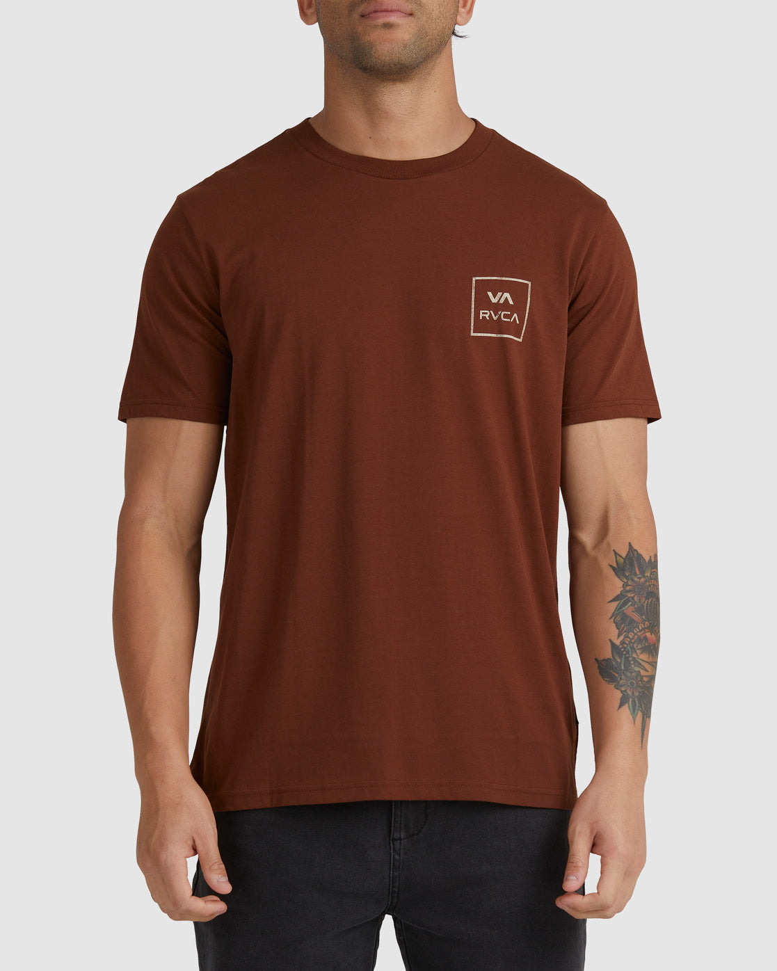 RVCA VA All The Way Organic Tee CAPPUCCINO