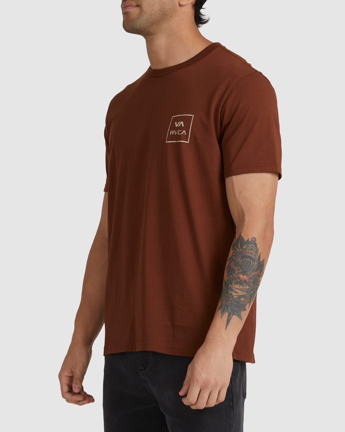 RVCA VA All The Way Organic Tee CAPPUCCINO