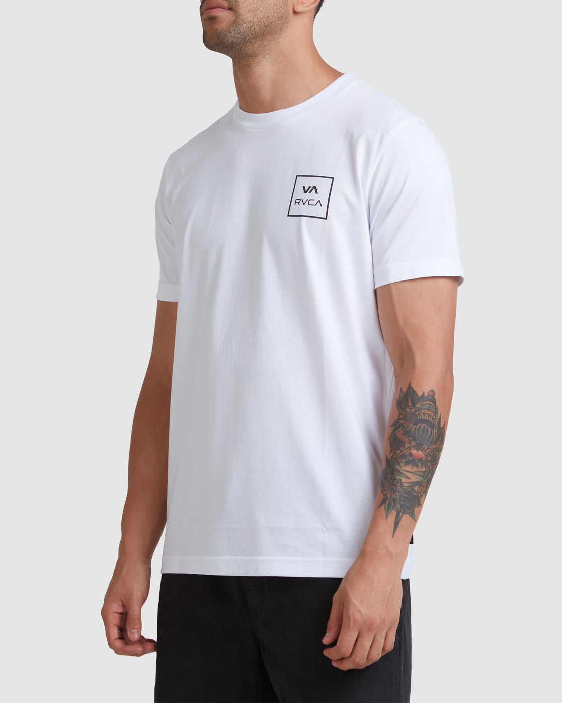 RVCA VA All The Way Organic Tee WHITE