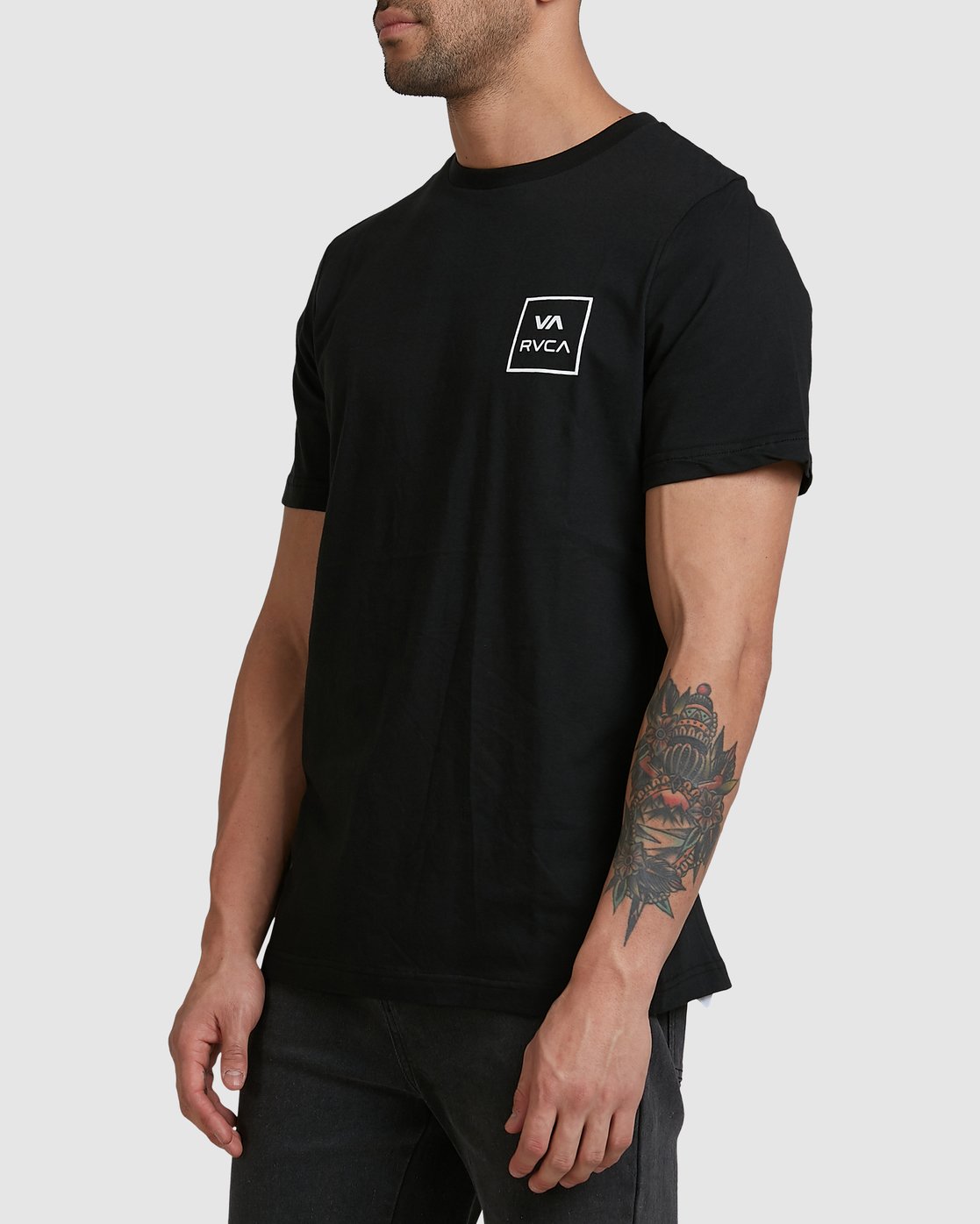 RVCA VA ALL THE WAYS SHORT SLEEVE TEE Black
