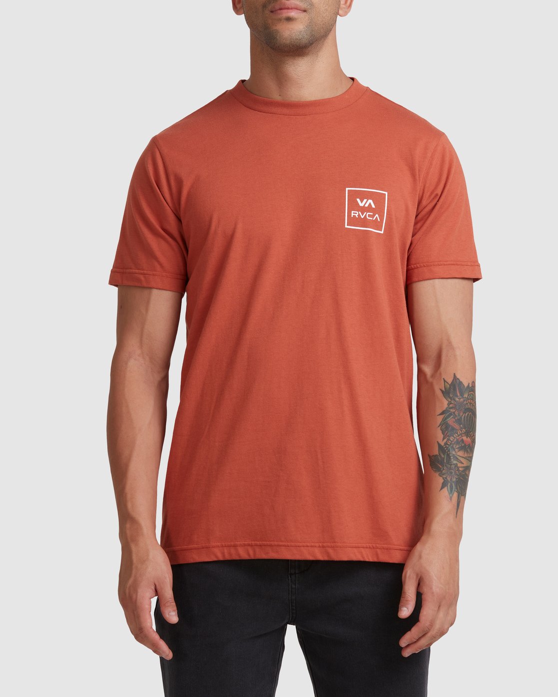 RVCA VA ALL THE WAYS SHORT SLEEVE TEE Terracotta
