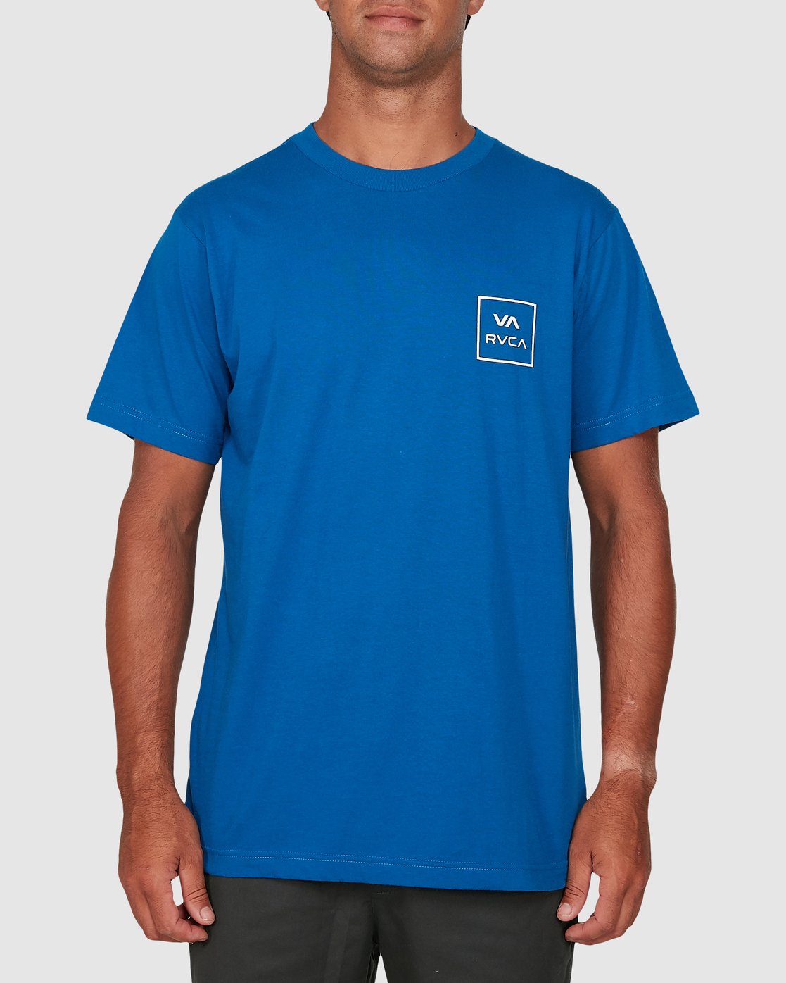 RVCA VA ALL THE WAYS SHORT SLEEVE TEE True blue