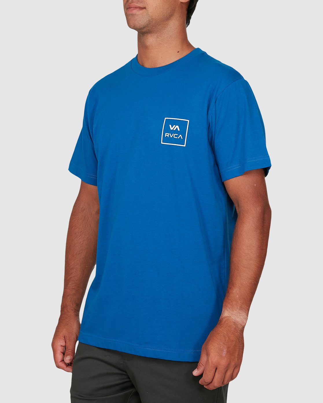 RVCA VA ALL THE WAYS SHORT SLEEVE TEE True blue