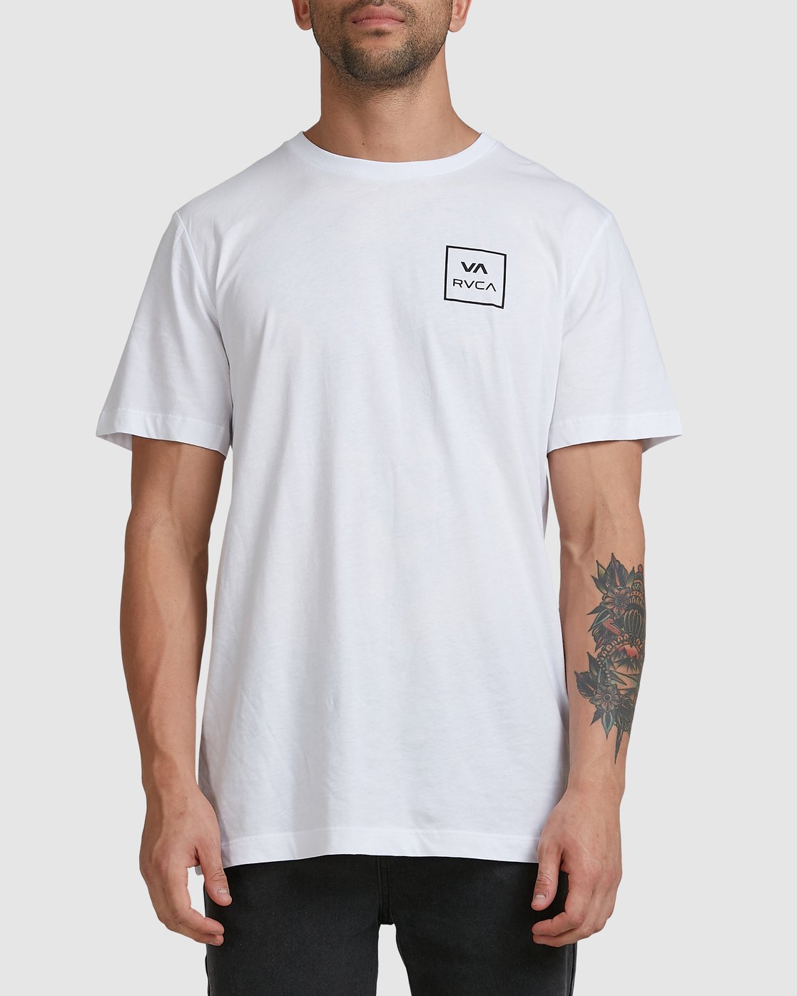 RVCA VA ALL THE WAYS SHORT SLEEVE TEE White