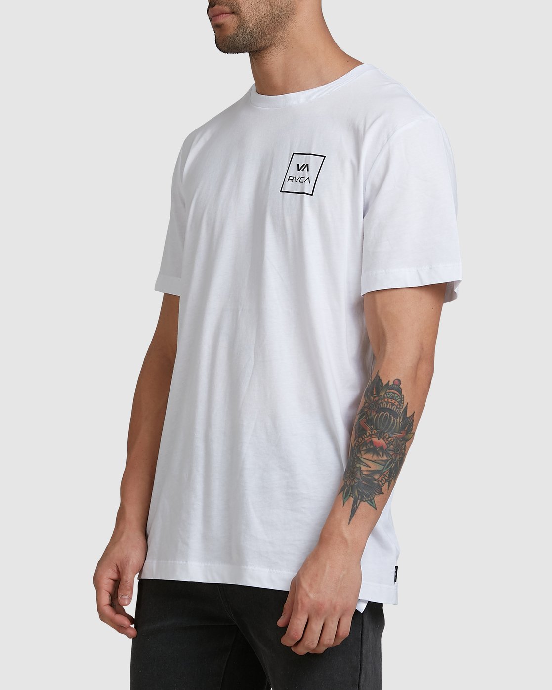 RVCA VA ALL THE WAYS SHORT SLEEVE TEE White