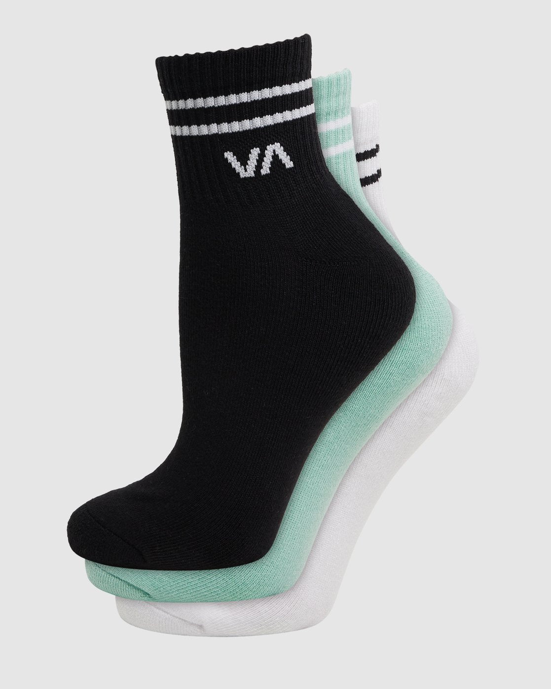 RVCA Va Mini Crew Sock 3 Pack Multi