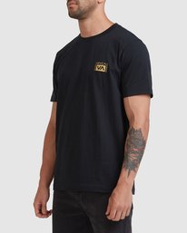 Rvca Vert Liner Short Sleeve Tee Black