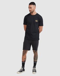 Rvca Vert Liner Short Sleeve Tee Black