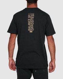 Rvca Vert Liner Short Sleeve Tee Black