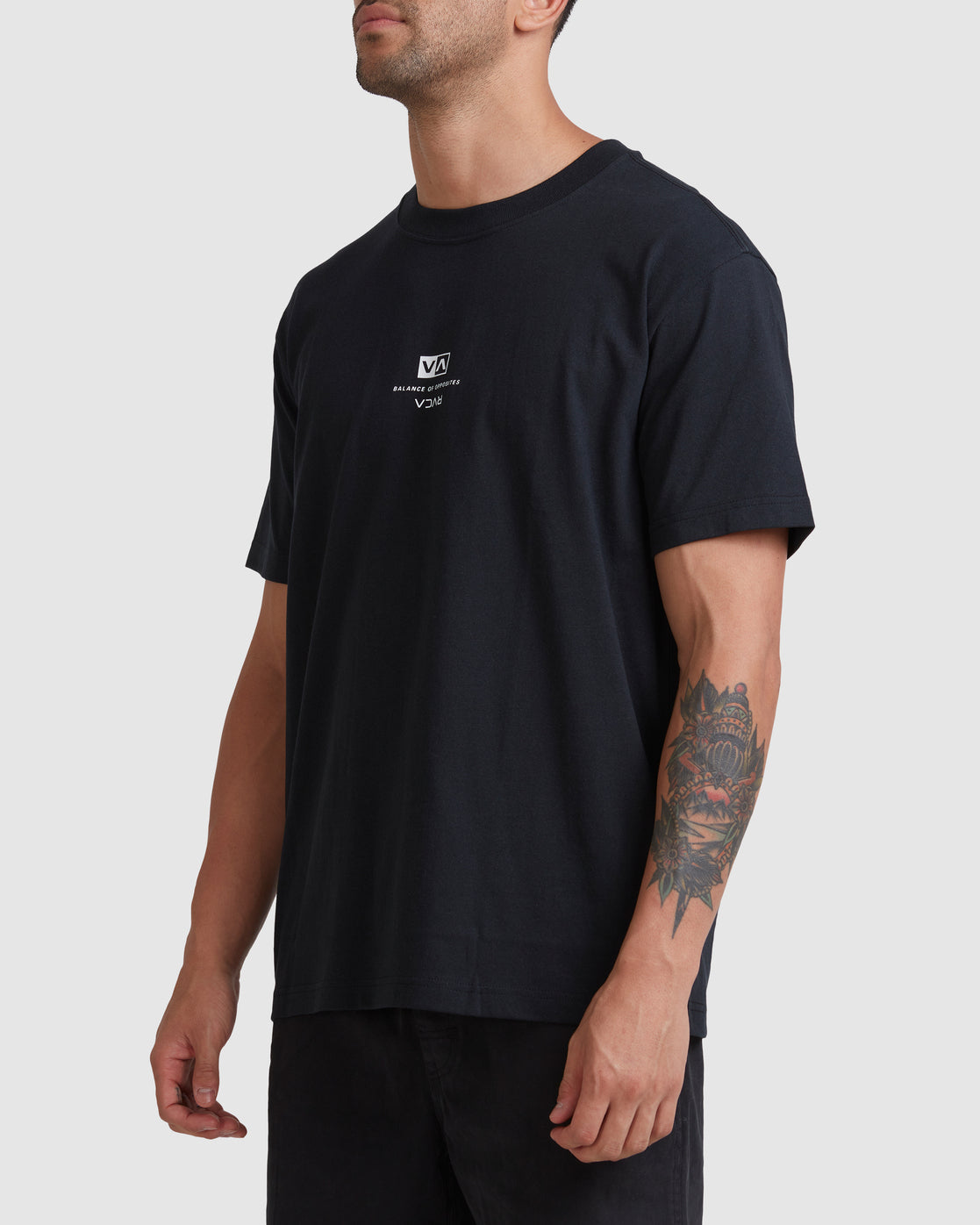 RVCA Vert Organic Short Sleeve Tee BLACK