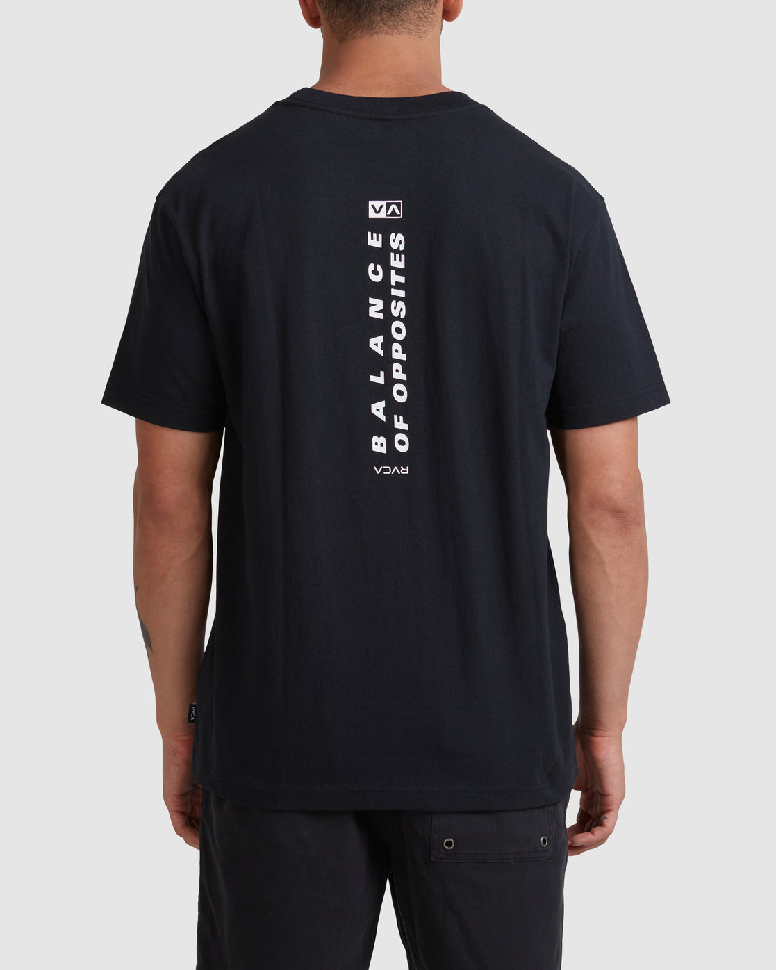 RVCA Vert Organic Short Sleeve Tee BLACK