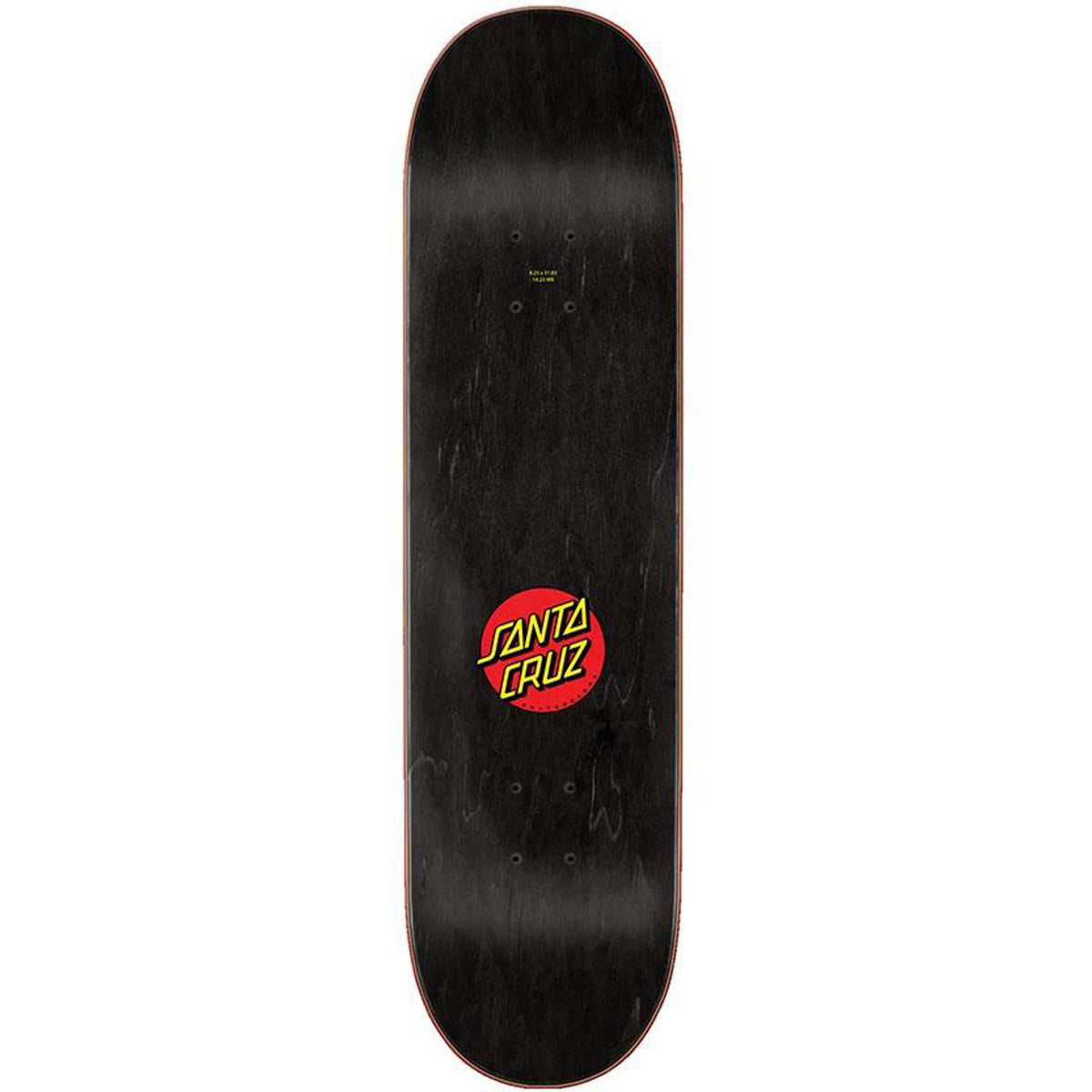 Classic Dot Black 8.25" Skateboard Deck