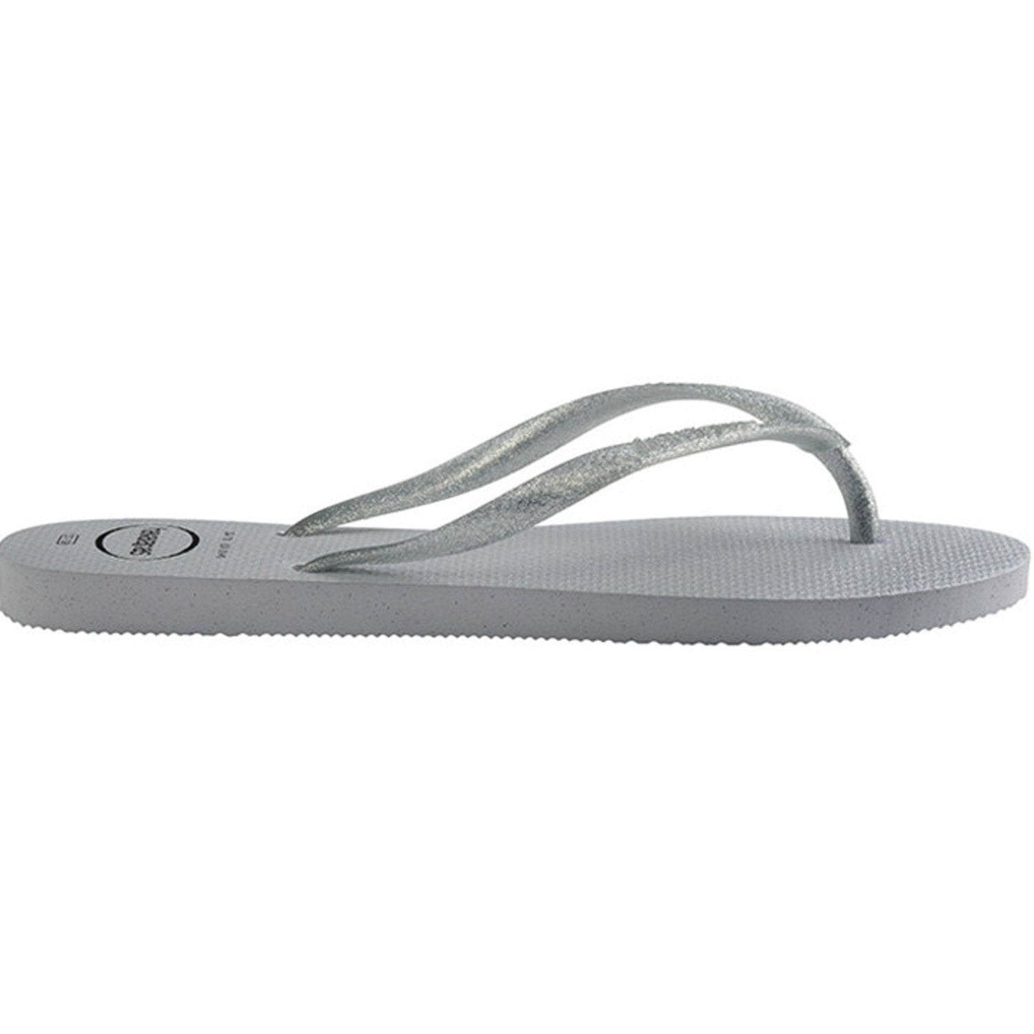 Slim Gloss Thongs Ice Grey