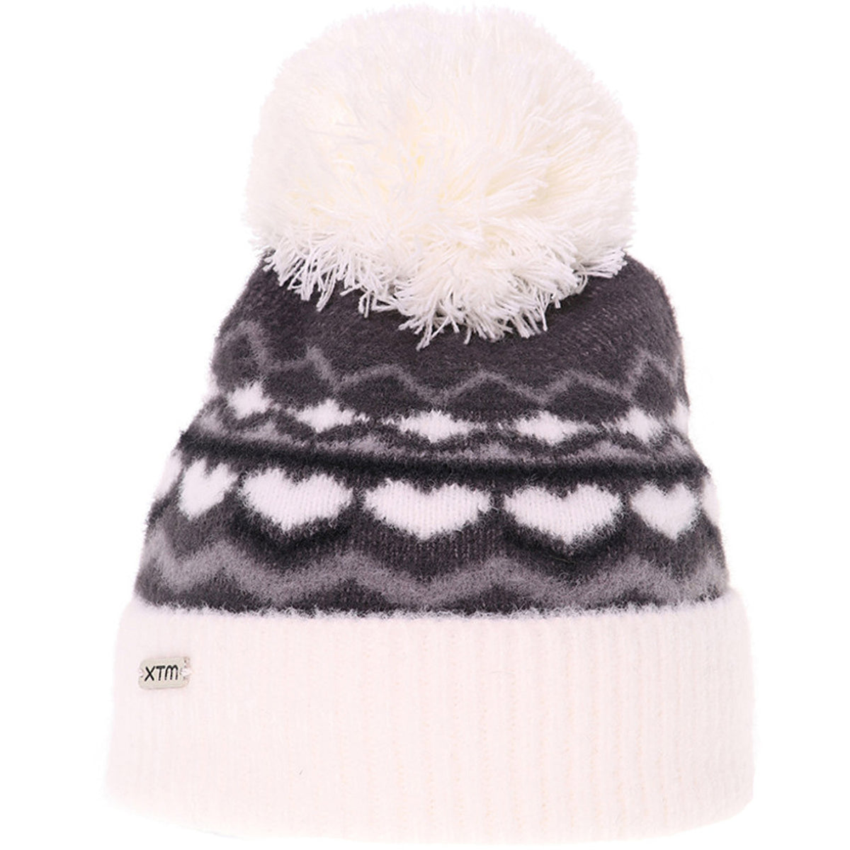 Sophie Knitted Fleece Lined Pompom Ladies Beanie