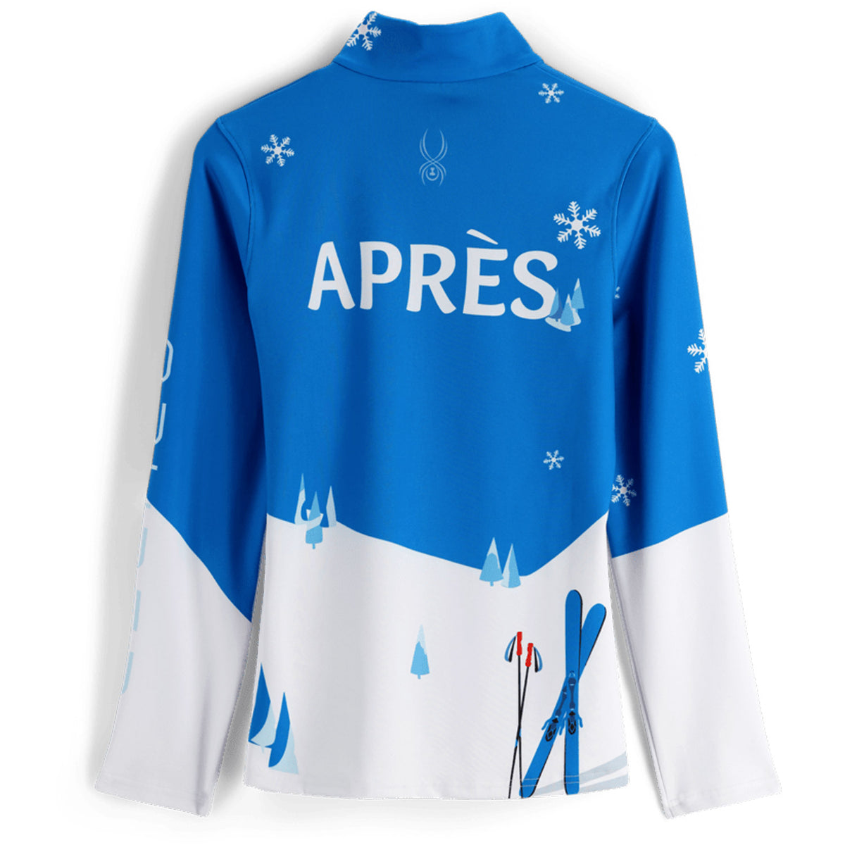 Spyder Apres Ski Womens Half ZIp Skivvy Collegiate