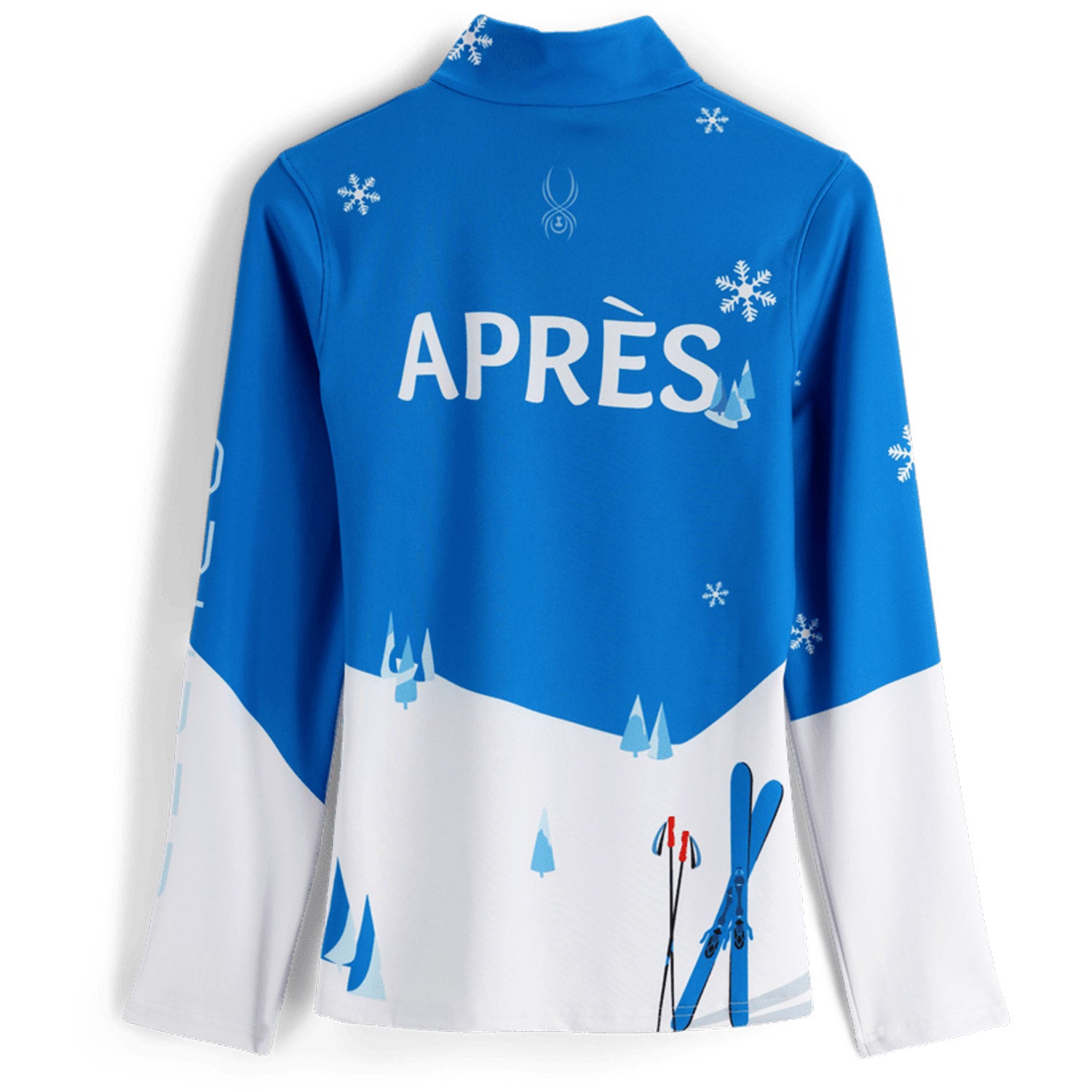 Spyder Apres Ski Womens Half ZIp Skivvy Collegiate