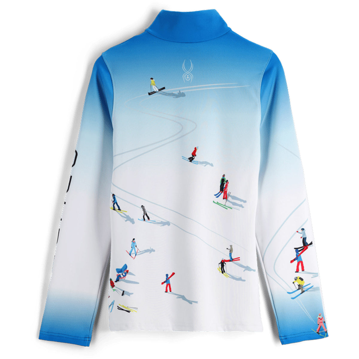 Spyder Birds Eye Half Zip Skivvy Collegiate 
