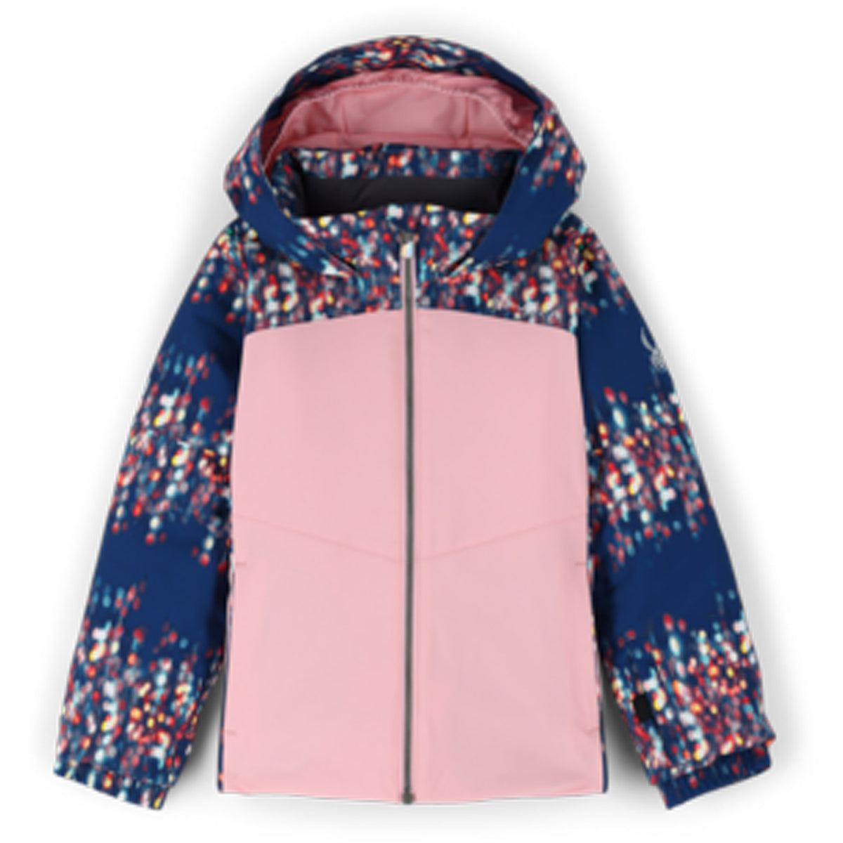 Spyder Conquer Insulated Kids Ski Jacket Nites Glow