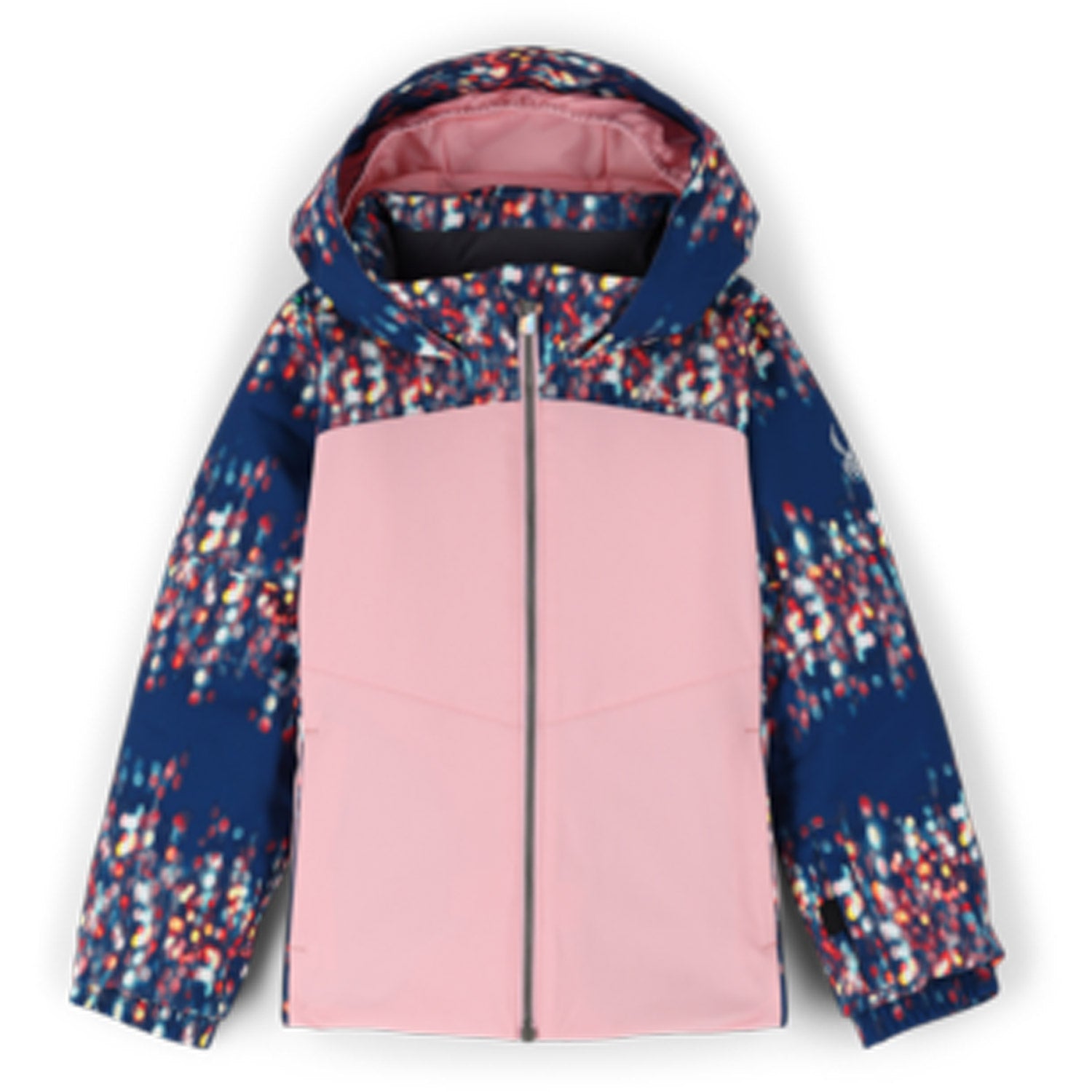 Spyder Conquer Insulated Kids Ski Jacket Nites Glow