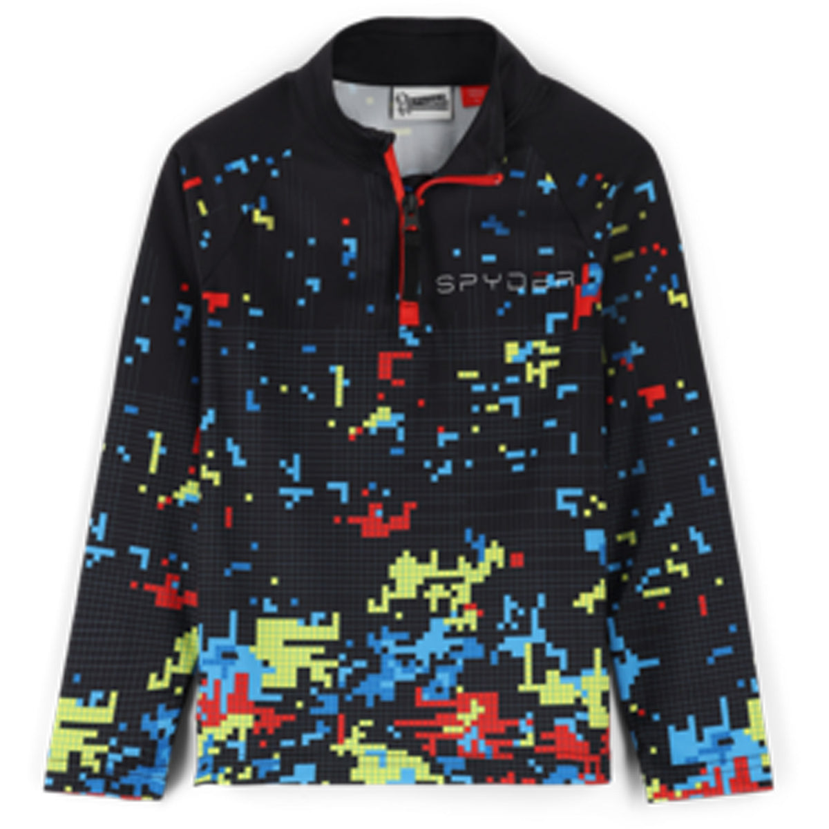 Spyder Digital Kids Half Zip Digi Bug