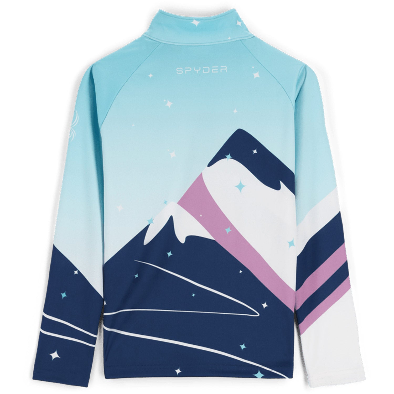 Spyder Surface Half Zip Girls Skivvy Abyss