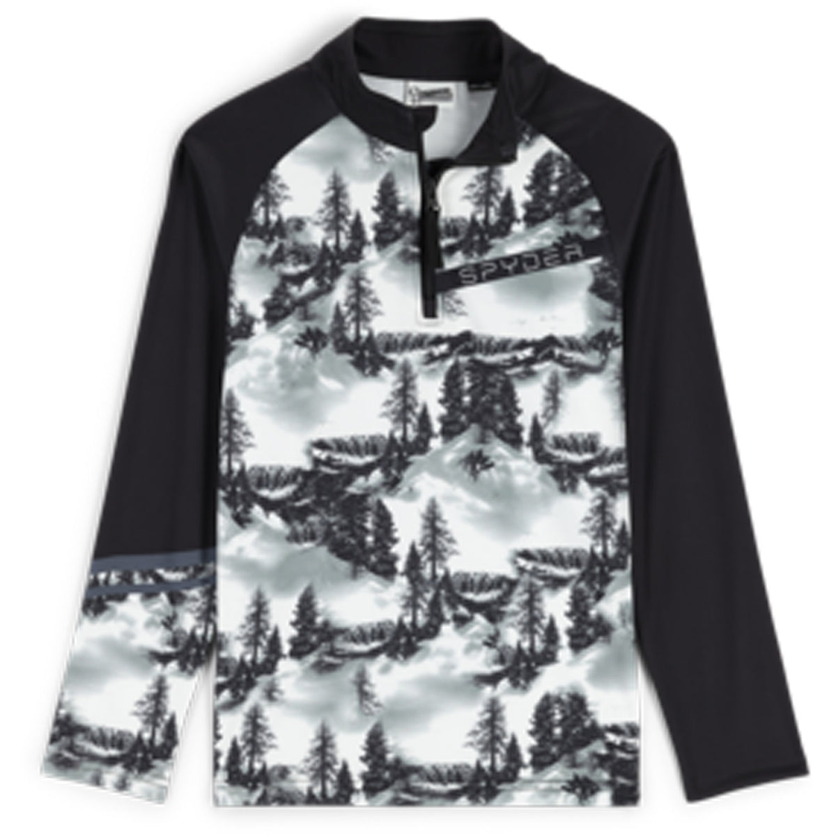Spyder Treeline Kids Half Zip Skivvy Treeline