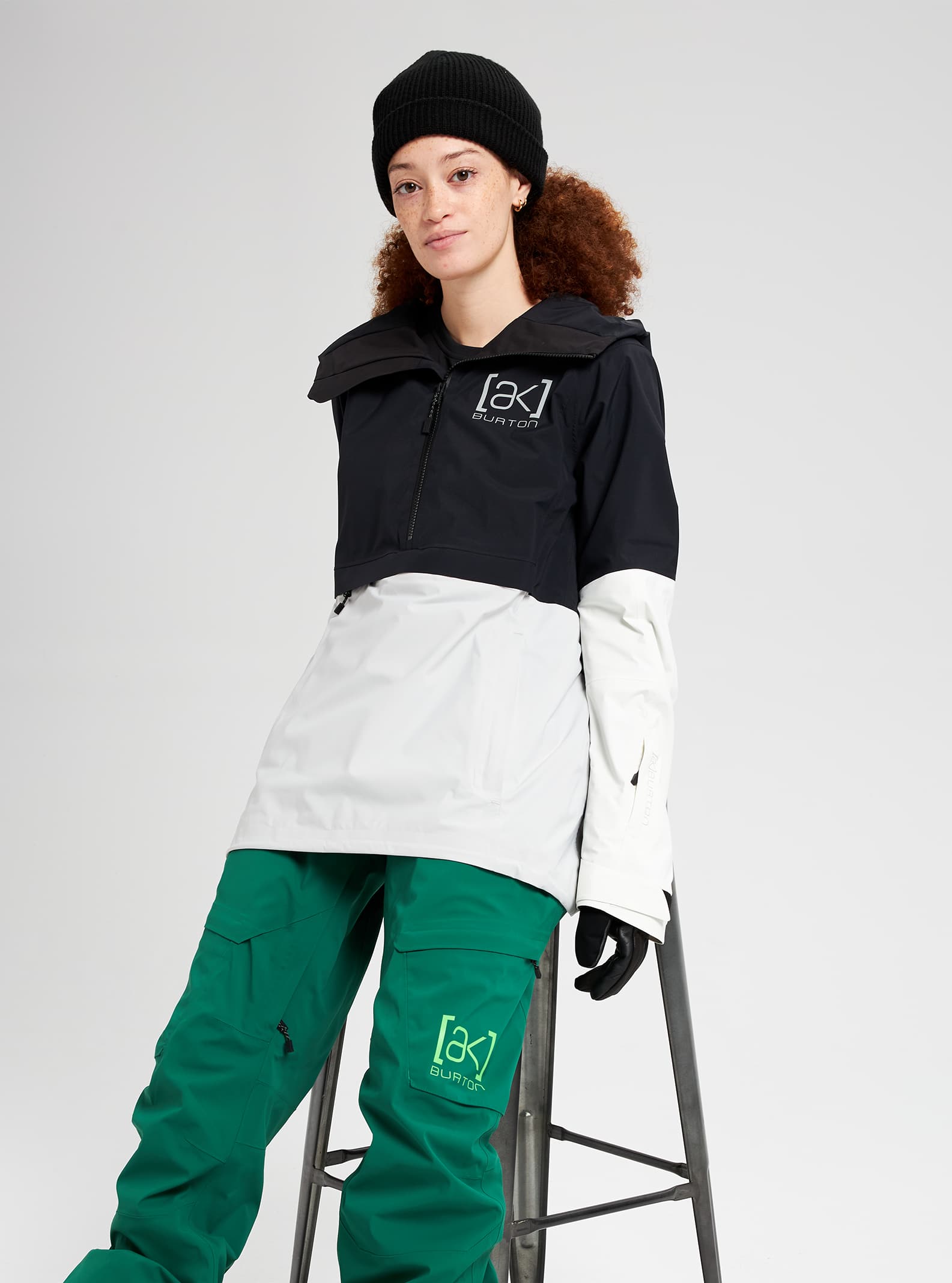 Burton [ak] GORE-TEX 2L Kimmy Anorak 2022 True black / lunar gray / stout white