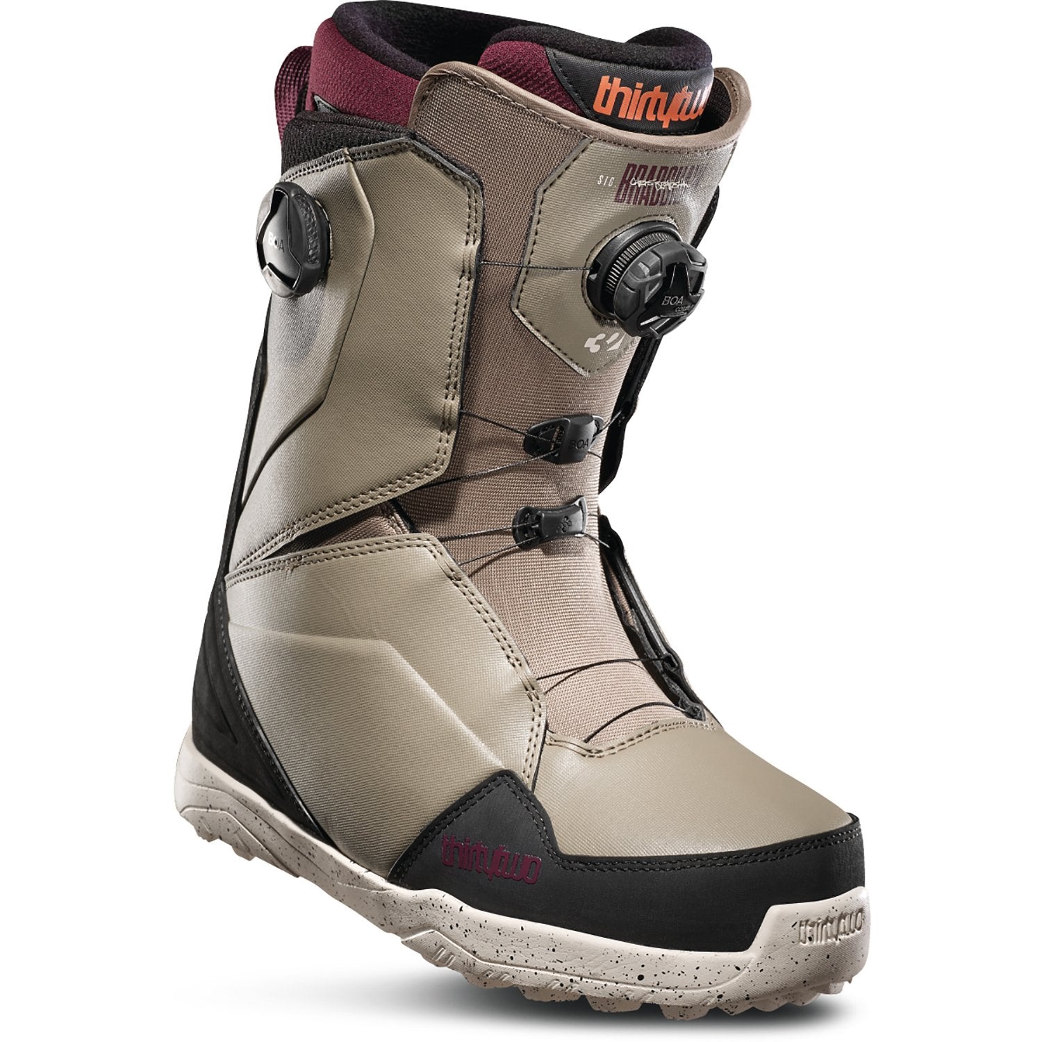 Thirty Two Lashed Double BOA Snowboard Boot 2020 Olive Black