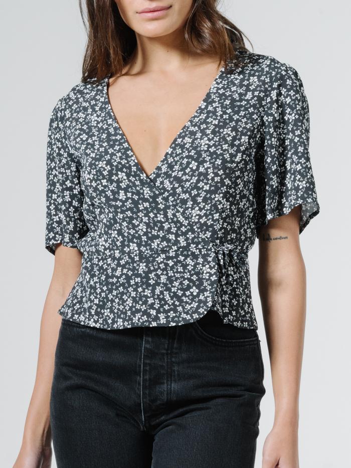 Thrills Acacia Blouse - Black Black