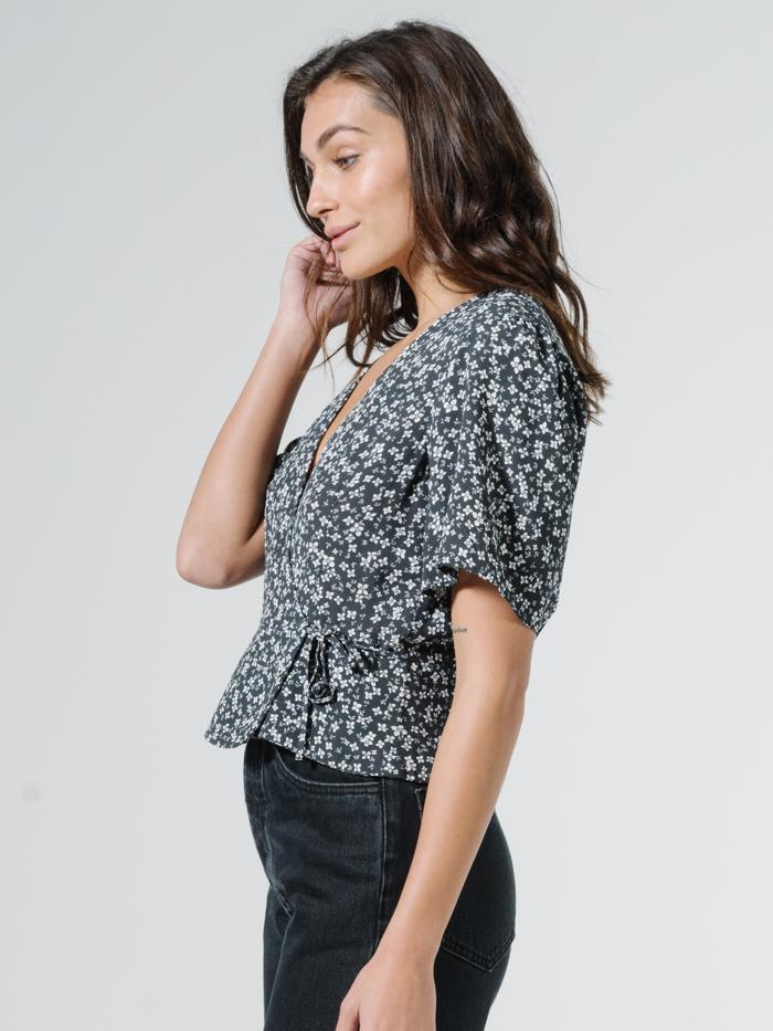 Thrills Acacia Blouse - Black Black